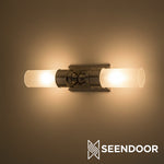 Load image into Gallery viewer, Kalvora Frosted Tube Wall Sconce Retro Modern Light for Indoor Spaces