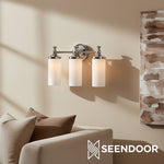 Load image into Gallery viewer, Kalvora Curved Arm Design Modern Wall Sconce for Bedroom & Living Room