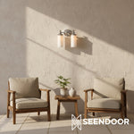 Load image into Gallery viewer, Kalvora Curved Arm Design Modern Wall Sconce for Bedroom & Living Room