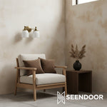 Load image into Gallery viewer, Kalvora Curved Arm Design Modern Wall Sconce for Bedroom & Living Room