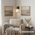 Load image into Gallery viewer, Derlina Classic Multi-head Glass Shade Wall Lamp for Bathroom & Bedroom