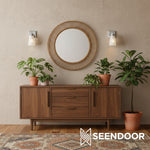 Load image into Gallery viewer, Derlina Classic Multi-head Glass Shade Wall Lamp for Bathroom & Bedroom