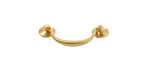 Load image into Gallery viewer, Ball Cream Style Brass Cabinet Pulls 3-3/4"cc With Modern Austere Elegant Style-Seendoor