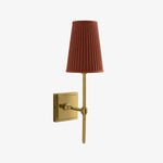 Carica l'immagine nella visualizzazione Galleria, Lampada da Parete con Paralumi in Lino Bianco Derlina – Lampada Retrò Multi-Testa in Metallo