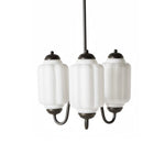 Load image into Gallery viewer, Eloise Vintage Glass Chandelier - Milk Glass Home Accent