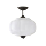 Load image into Gallery viewer, Eloise Vintage Glass Chandelier - Milk Glass Home Accent