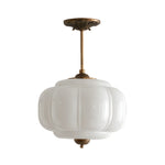 Load image into Gallery viewer, Eloise Vintage Glass Chandelier - Milk Glass Home Accent