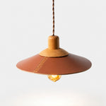 Carica l'immagine nella visualizzazione Galleria, Brown leather pendant light