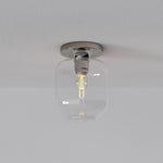 Afbeelding laden in galerijweergave, Lumivelle sculpturale opbouwlamp – moderne glazen plafondlamp