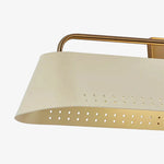 Afbeelding laden in galerijweergave, Libris Wandgemonteerde Schilderijlamp - Modern Stalen Frame met Zachte Zandkleurige Kap voor Entree & Eetkamer