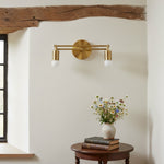 Load image into Gallery viewer, Mobilux Line Modern Vanity Light - Bathroom Wall Fixture in Art Deco Style