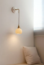 Afbeelding laden in galerijweergave, Decoratieve keramische bord wandkandelaar