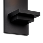 Cargar imagen en el visor de la Galería, Black metal wall plate and shelf detail