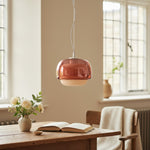 Afbeelding laden in galerijweergave, Clinco Moderne Dubbele Geleide Glas Hanglamp voor Woonkamer