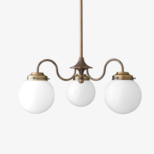 Glorica Candelabro Moderno de Diseño Geométrico Esférico para Comedor y Dormitorio
