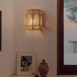 Cargar imagen en el visor de la Galería, Luz de Pared LED Bohemia Vintage Tejida a Mano