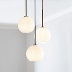Load image into Gallery viewer, Selvion Asymmetric Glass Ball Chandelier for Dining Room & Living Room