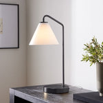 Load image into Gallery viewer, Conica Sculptural Cone Table Lamp - Modern Glass Lighting for Bedroom or Desk
