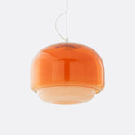 Afbeelding laden in galerijweergave, Clinco tweekleurige glas-in-lood hanglamp - minimalistische hanglamp voor woonruimtes