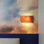 Cargar imagen en el visor de la Galería, Luz de Pared de Resina Sun of Art Deco