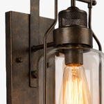 Bild in die Galerieansicht laden, Ivoran Industrielle Zylinder-Wandleuchte - Glas-Schirm-Design, Moderne Wandbeleuchtung U12
