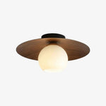 Load image into Gallery viewer, Domebora Vintage Style Dome Light Round Glass Flush Mount Lighting for Kitchen and Dining N05