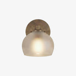 Bild in die Galerieansicht laden, Auruca Globe Wall Light Bellflower Inspired Shape - Minimalist Metal Glass Sconce for Living Room