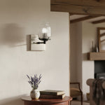 Load image into Gallery viewer, Tierlux Glass Art Deco Wall Sconce - Glass Frosted Globes with Skyscraper Globe