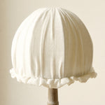 Cargar imagen en el visor de la Galería, Pleated fabric shade silhouette close detail