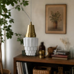 Cargar imagen en el visor de la Galería, Modern Milk Glass Pendant Light for Dining Room