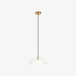 Load image into Gallery viewer, Floriaxis Floral Glass Pendant Light — Floral Glass Shade with Braided Cable for Kitchen or Dining