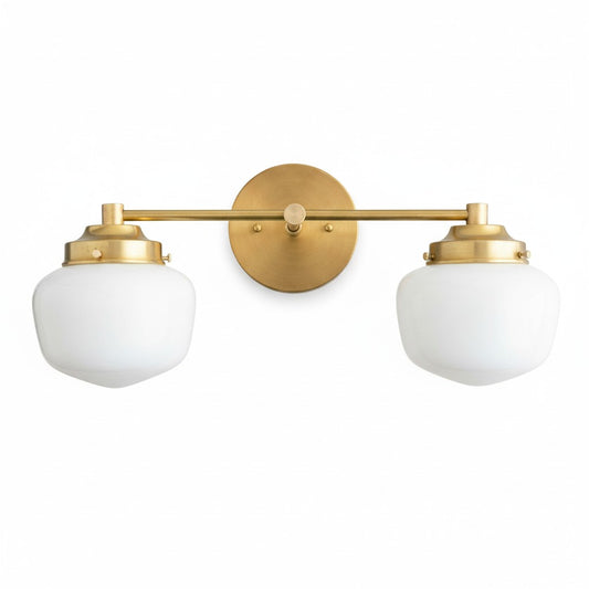 Lámpara de Pared Multi-Cabezal Opalume – Luz de Vidrio Ópalo para Baño y Pasillo