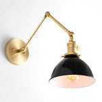 Load image into Gallery viewer, Conique Cylindrical Shade Industrial Swing-Arm Wall Sconce for Bedroom & Hallway