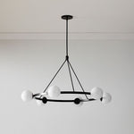 Load image into Gallery viewer, Brelia Round Light Chandelier - Modern Globe Chandelier in Stylish Design