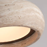 Load image into Gallery viewer, Wabi Sabi Style Travertine Stone Pendant Light