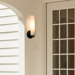 Load image into Gallery viewer, Rivora Fluted Glass Wall Sconce – Modern Indoor & Outdoor Lighting