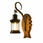 Cargar imagen en el visor de la Galería, Hooked Curved Lantern Sconce