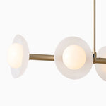 Load image into Gallery viewer, Elorina 6-Light Linear Chandelier - Modern Metal Light Fixture - Dining Room Lighting