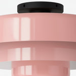 Cargar imagen en el visor de la Galería, Lámpara de Techo Redonda en Capas Colorida Veleora - Luminaria de Metal Estilo Bauhaus para Iluminación Interior de Dormitorio y Cocina