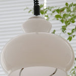 Bild in die Galerieansicht laden, Lunea Retro Creme-Glas-Pendelleuchte – Nordische Vintage-Hängeleuchte für Schlafzimmer und Esszimmer