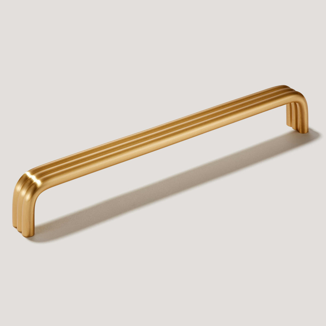 Sleek Tubular Brass Handles – Contemporary Cabinet Pulls