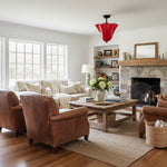 Bild in der Galerieansicht laden, Bellina Plissierte Glas-Deckenleuchte Modern für Wohnzimmer