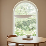 Load image into Gallery viewer, Plara Minimalist dome style hanging light with refined lines for home or commercial use