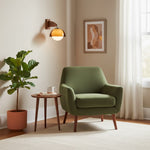 Afbeelding laden in galerijweergave, Afterglow Moderne Zonsondergang Wandlamp – Dubbele Glazen Kap Ontwerp met Houtstructuur Voet