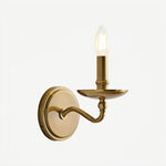 Afbeelding laden in galerijweergave, Tela Classic ijzeren kandelaar wandkandelaar – rustiek metalen enkele of dubbele armatuur voor hal en eetkamer