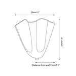 Carica immagine nel visualizzatore della Galleria, Lampada da parete in vetro artigianale Bellina design contemporaneo per corridoio