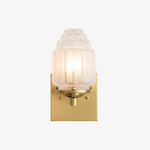Load image into Gallery viewer, Tierlux Glass Art Deco Wall Sconce - Glass Frosted Globes with Skyscraper Globe