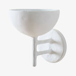 Cargar imagen en el visor de la galería, Lámpara de Pared Decorativa Plara – Lámpara de Pared de Metal Cubierta de Yeso Estilo Moderno y Limpio para Tocador de Baño y Paredes de Acento