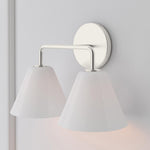 Load image into Gallery viewer, Conica Cone Wall Sconce - 1, 2, 3-Light Modern Glass Lighting