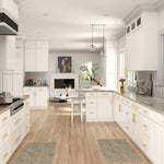 Load image into Gallery viewer, 15-Pack Modern Square Drawer Pulls – Brushed Brass Gold Handles